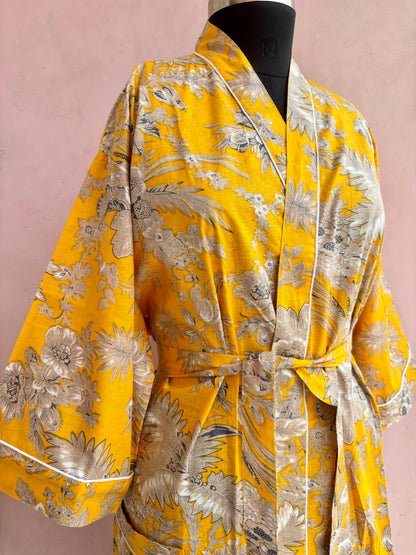 Sunshine Cotton Kimono Robe