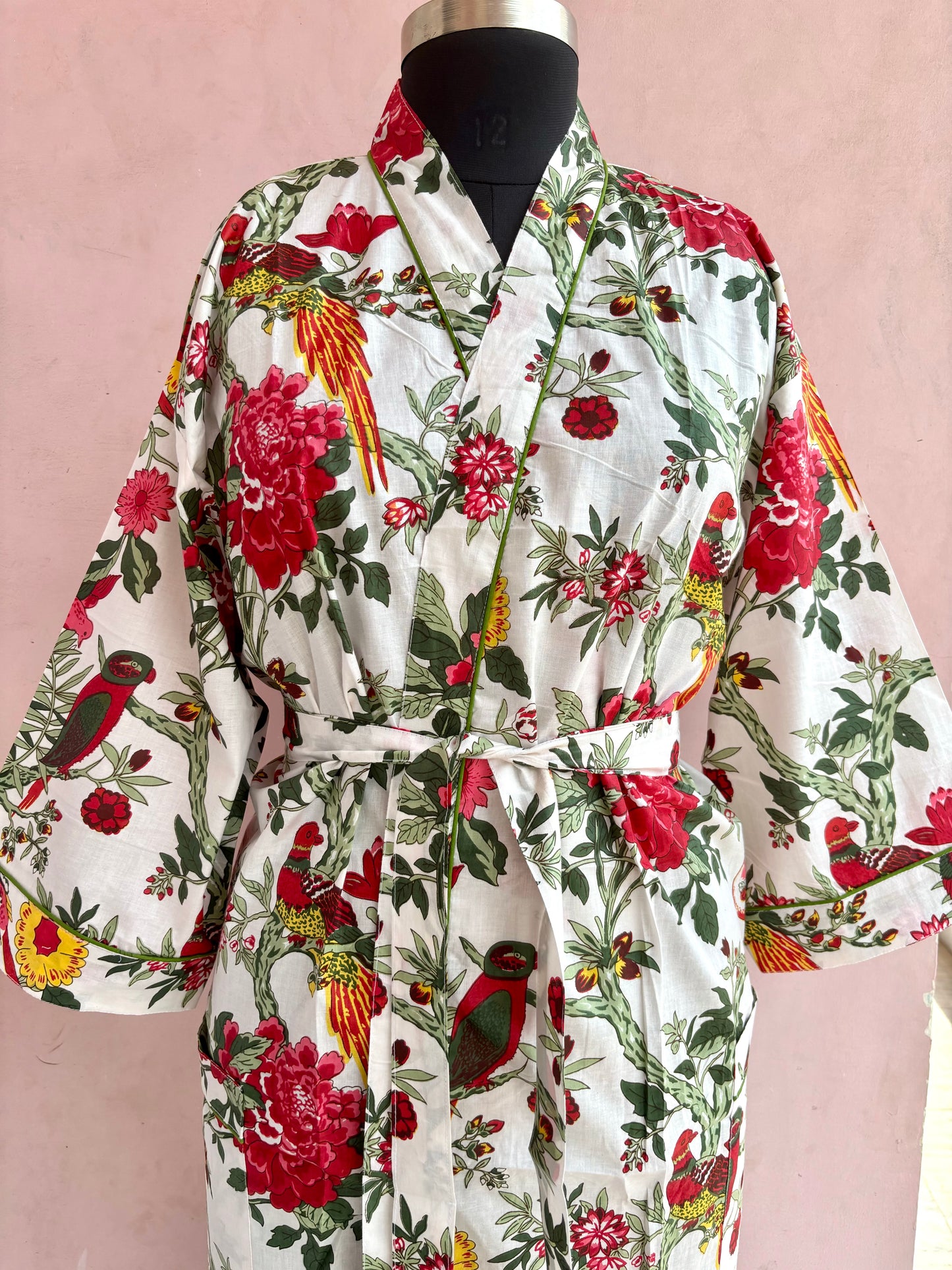 Gardenia Cotton Kimono Robe