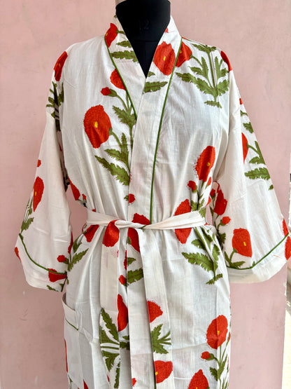 Gulshan Cotton Kimono Robe