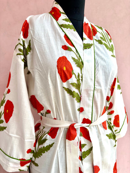 Gulshan Cotton Kimono Robe